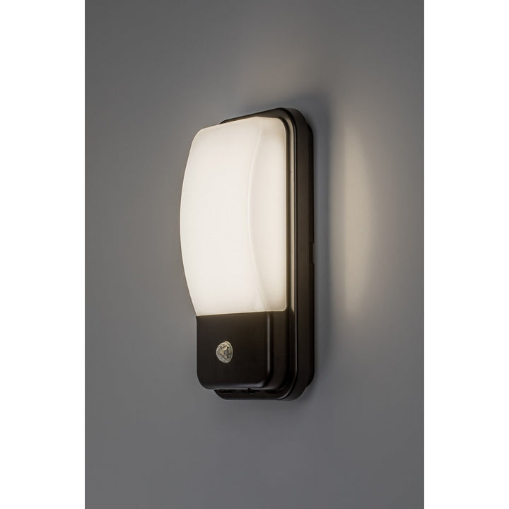 Kinkiet zewnętrzny, Matzen, LED20W, 1860lm, 4000K, H30cm, IP65, czarny, z czujnikiem PIR, 77233