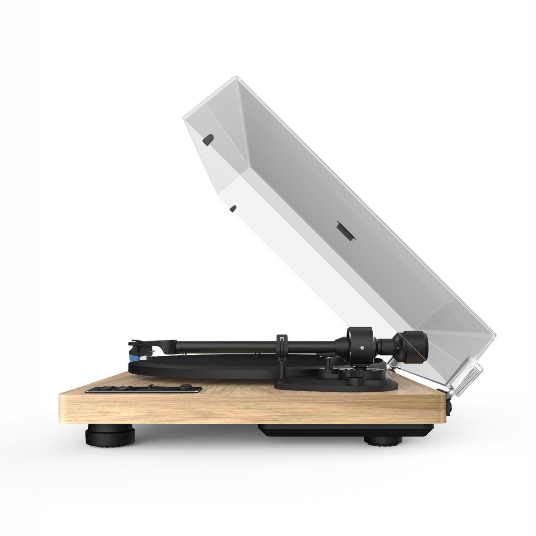 Gramofon automatyczny winylowy Blaupunkt, BT, USB, wkładka Audio-Technica, obsługuje płyty 7" i 12", Varsovia AT100BT