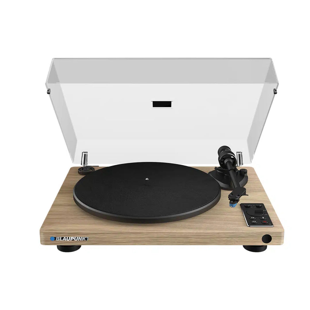 Gramofon automatyczny winylowy Blaupunkt, BT, USB, wkładka Audio-Technica, obsługuje płyty 7" i 12", Varsovia AT100BT