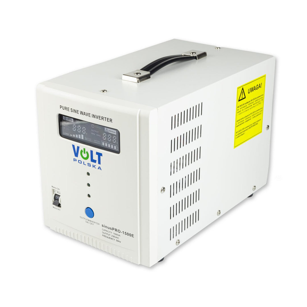 Zasilacz awaryjny Sinus Pro 1500 E, 12/230V, moc stała 1050W, moc całkowita 1500VA, 3SP091512E