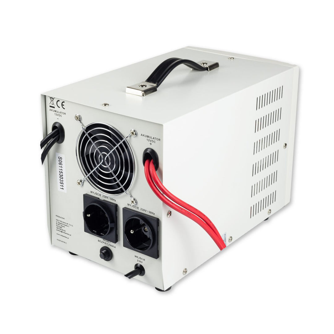Zasilacz awaryjny Sinus Pro 1500 E, 12/230V, moc stała 1050W, moc całkowita 1500VA, 3SP091512E