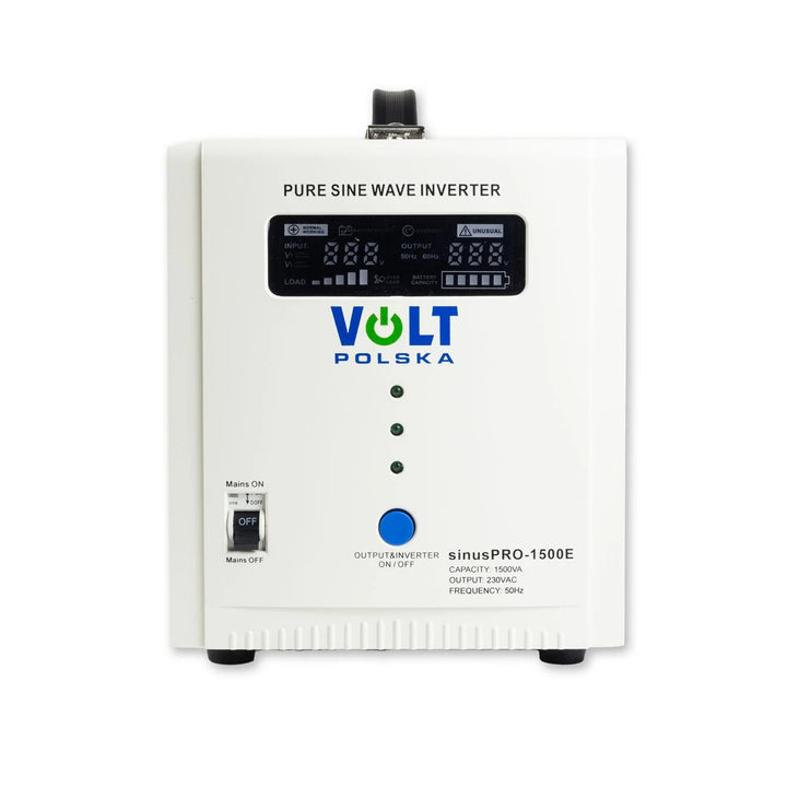 Zasilacz awaryjny Sinus Pro 1500 E, 12/230V, moc stała 1050W, moc całkowita 1500VA, 3SP091512E