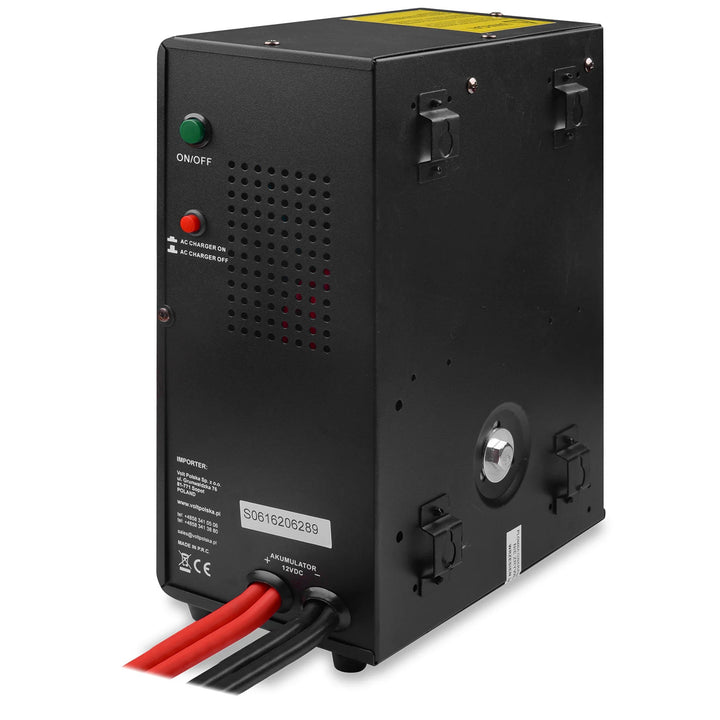 Zasilacz awaryjny Sinus Pro 1000 W, 12/230V, moc stała 700W, moc całkowita 1000VA, 3SP100012W