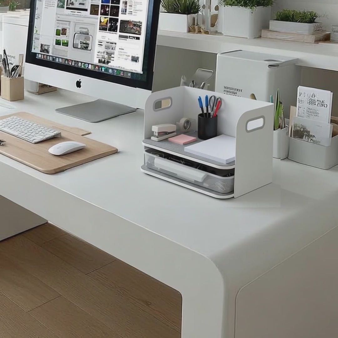 Ergo Office ER-440 Organizer na biurko z szufladą i półką do 10kg ER-440