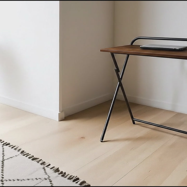 Wielofunkcyjny stolik biurko na laptop Maclean, czarne, blat 50x80cm, 50kg max., MC-127 B