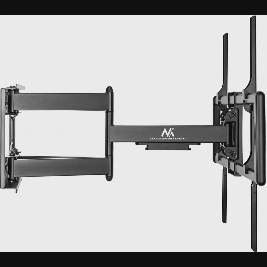 Uchwyt do TV ekonomiczny Maclean, max VESA900x600, 60-120", 120kg, czarny, MC-482