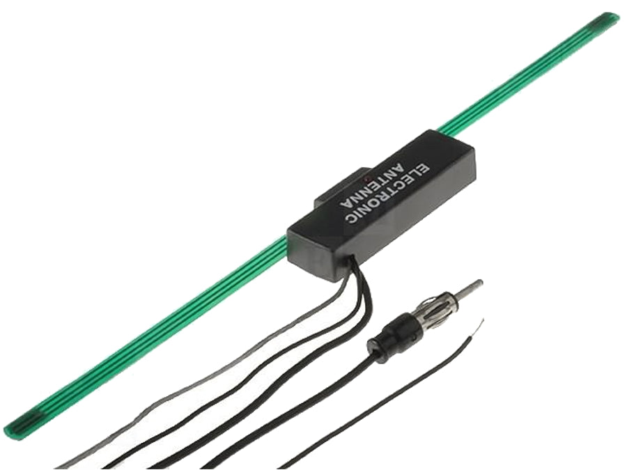 Antena wewnętrzna do instalacji wewnętrznej  samochodu Sunker W2 34cm czarna