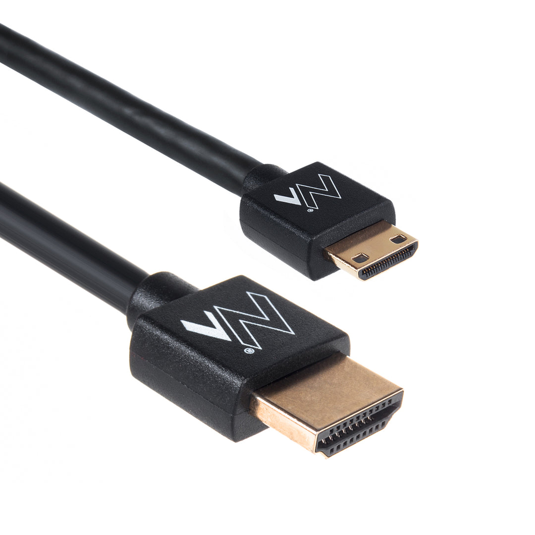 Przewód HDMI-miniHDMI ULTRA SLIM v1.4 0,5m Maclean MCTV-710 A-C