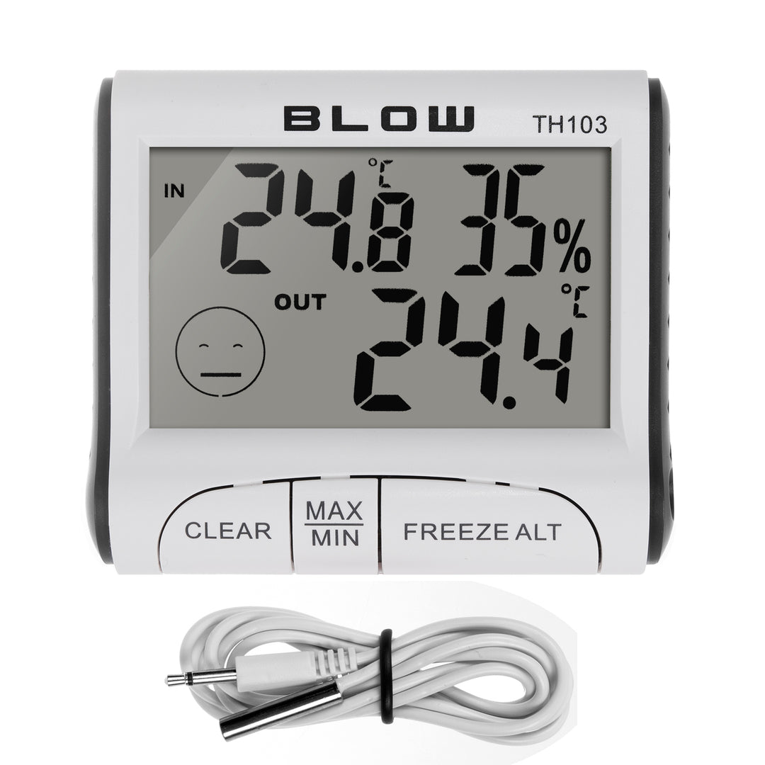 Termo-higrometr BLOW TH103 stacja pogody, pomiar temperatury i wilgotności