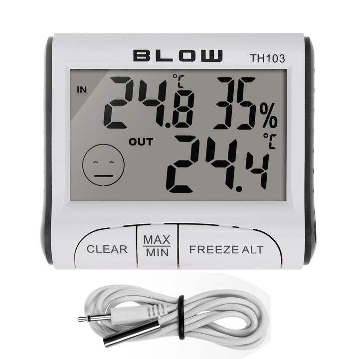 Termo-higrometr BLOW TH103 stacja pogody, pomiar temperatury i wilgotności