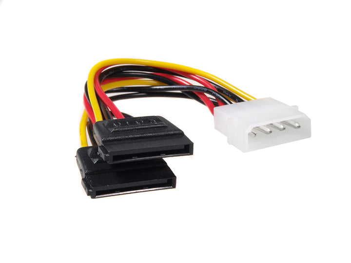 Zasilacz 2 x SATA Molex Kabel zasilający 1 x 4 MCTV-632 Maclean