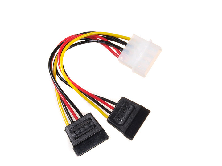 Zasilacz 2 x SATA Molex Kabel zasilający 1 x 4 MCTV-632 Maclean