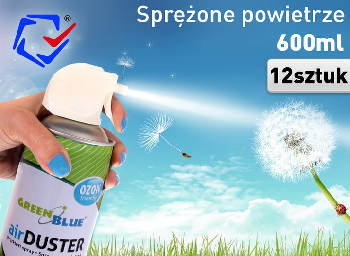 Sprężone powietrze GreenBlue GB600 600ml pistoletowy atomizer - pistol spray