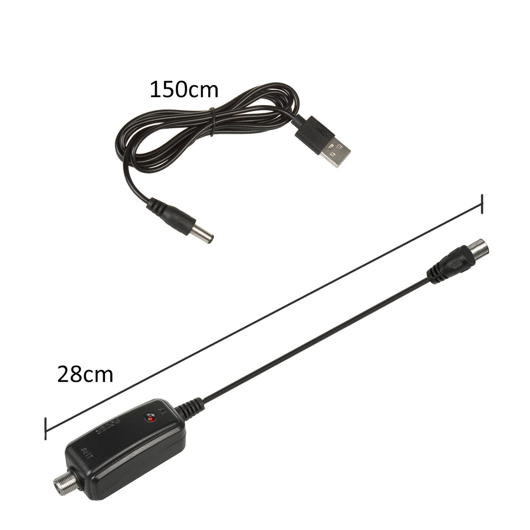 Złącze USB / adapter zasilający do anteny DVB-T Maclean, 5V, MCTV-697