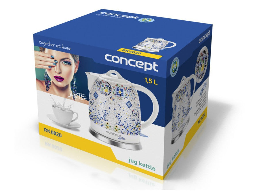 Czajnik elektryczny ceramiczny 1,5l Concept Orient