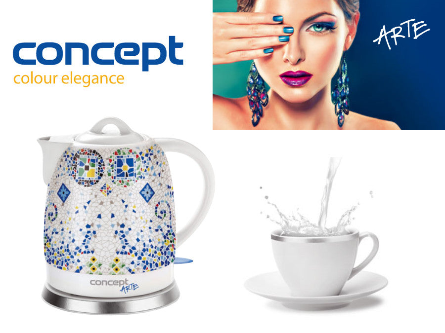 Czajnik elektryczny ceramiczny 1,5l Concept Orient