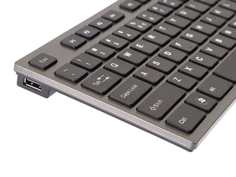 Klawiatura KV-300H Slim USB Hub USB A4-Tech ultra płaska