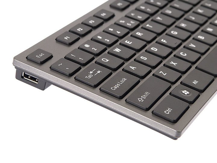 Klawiatura KV-300H Slim USB Hub USB A4-Tech ultra płaska