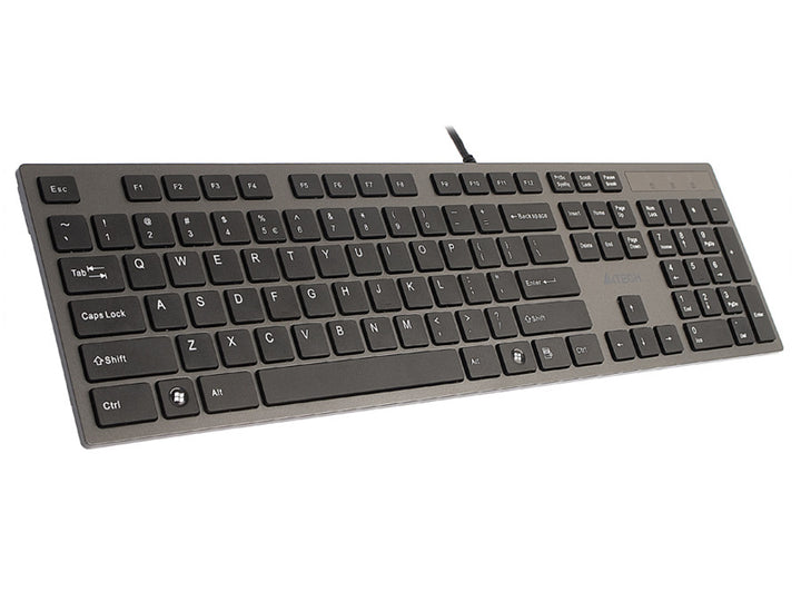 Klawiatura KV-300H Slim USB Hub USB A4-Tech ultra płaska