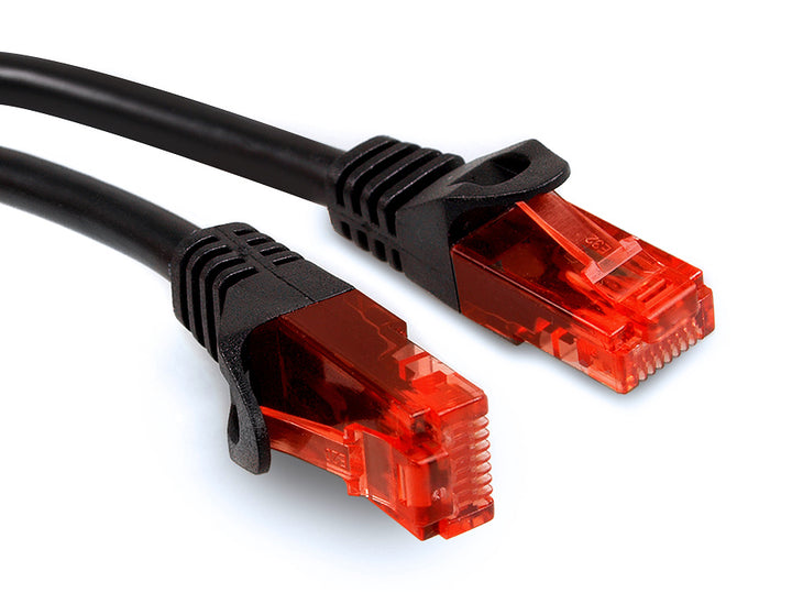 Kabel sieciowy UTP LAN CAT6, zakończony wtykami RJ45, czarny - 3m