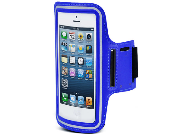 Etui na telefon na ramię niebieski 4,8" Maclean MC-405 C