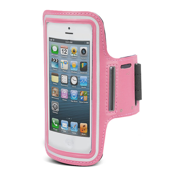 Etui na telefon na ramię różowy 4,8" Maclean MC-405 P