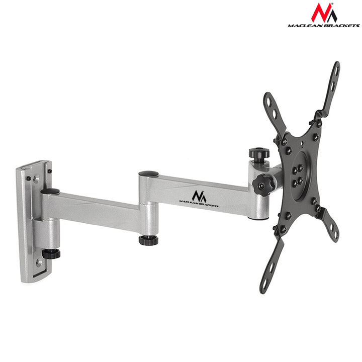 Uchwyt do TV Maclean, max VESA 200x200, zabezpieczenie zmiany położenia, 13-42", do 20kg, czarny, MC-675