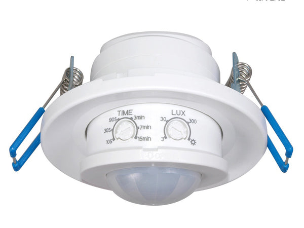 Czujnik ruchu PIR Maclean, na podczerwień, do zabudowy, zasięg 6m, 800W/400W, MCE130
