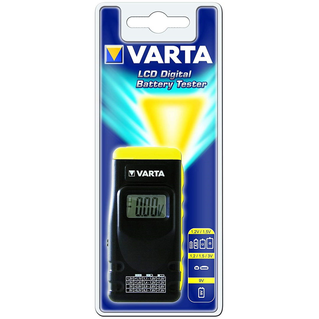 Cyfrowy tester miernik baterii z LCD Varta 891101401