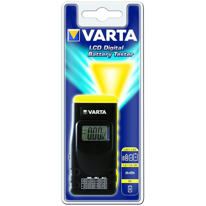 Cyfrowy tester miernik baterii z LCD Varta 891101401
