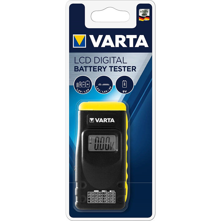 Cyfrowy tester miernik baterii z LCD Varta 891101401