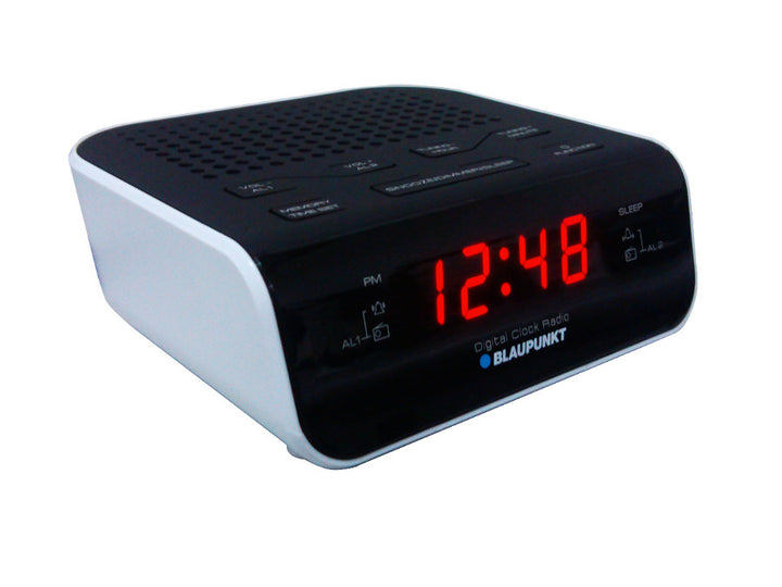 Radiobudzik CR5WH Blaupunkt podwójny alarm, drzemka