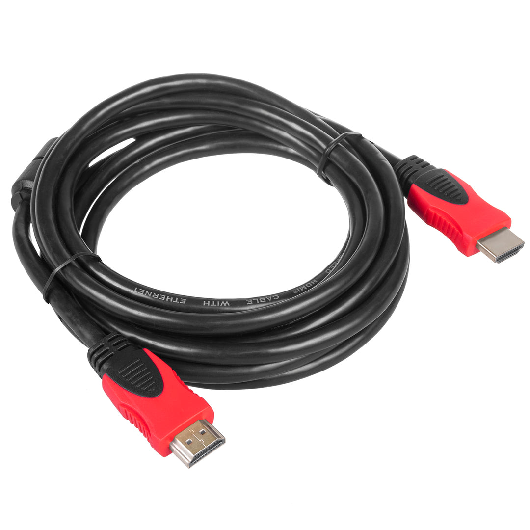 Przewód Maclean, Kabel HDMI-HDMI, v1.4, Z filtrami ferrytowymi, 3m, MCTV-813