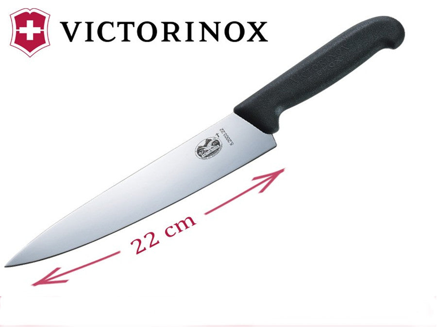 Nóż kuchenny Victorinox, szerokie ostrze, 22 cm, stal nierdzewna, 5.2003.22