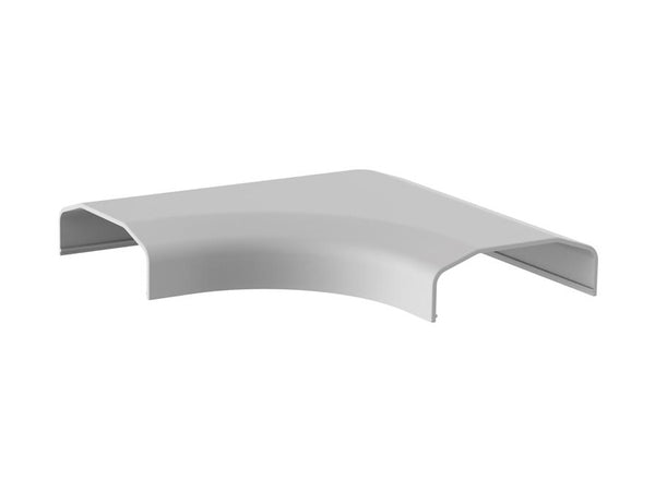 Listwa maskująca do kabli narożna Maclean MC-697 W 127x127x21,5 mm plastik systemowa