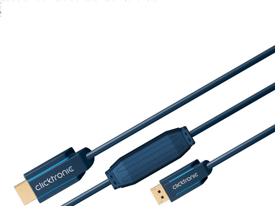 Kabel DisplayPort-HDMI Clicktronic 1m Full HD 1080p
