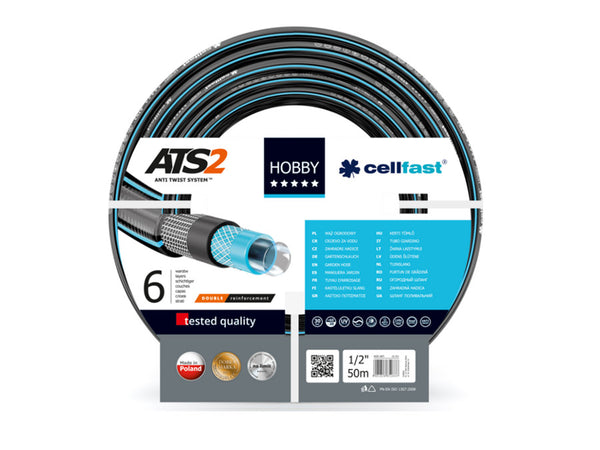 Wąż ogrodowy 6-warstwowy Cellfast Hobby ATS2 1/2" 50m