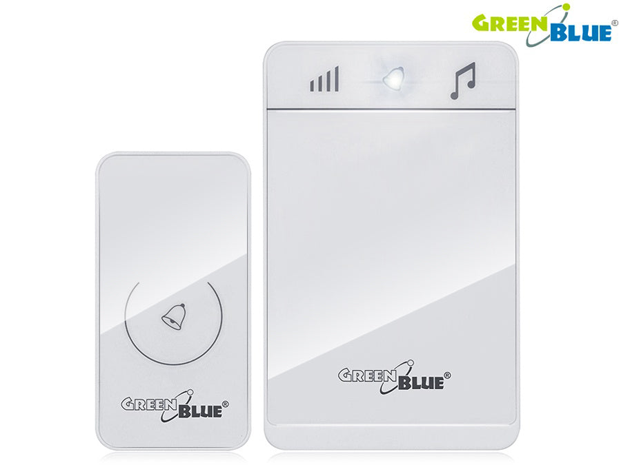 GreenBlue Dzwonek bezprzewodowy GB111 W dotykowy, zasięg 150m