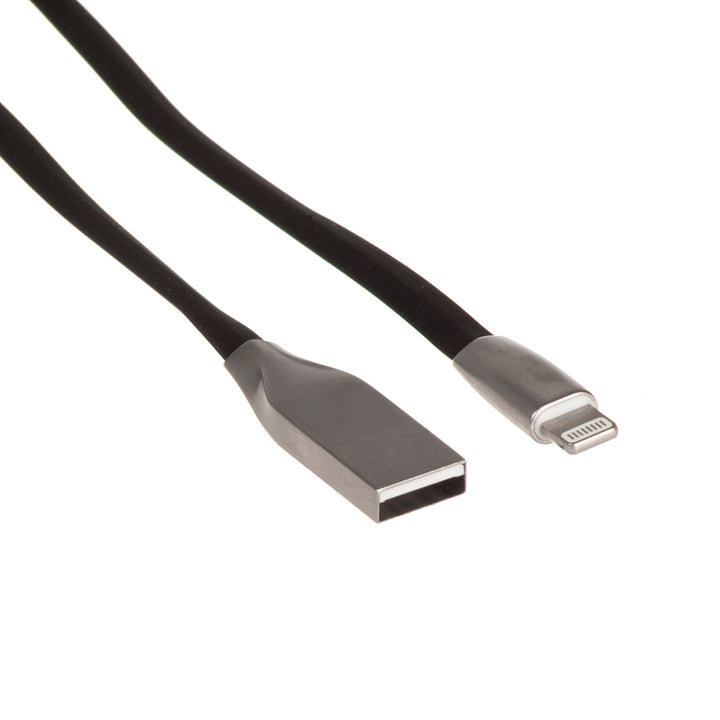 Kabel USB AM do Iphone 8PIN Płaski 1m czarny MCTV-832B