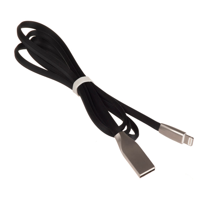 Kabel USB AM do Iphone 8PIN Płaski 1m czarny MCTV-832B