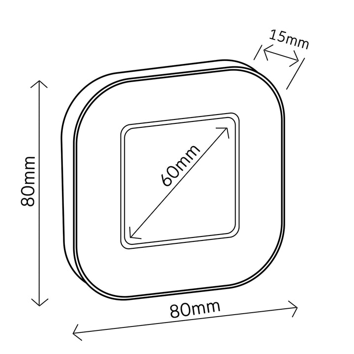 Cyfrowy timer, stoper, minutnik GreenBlue, magnetyczny z dotykowym ekranem, GB524