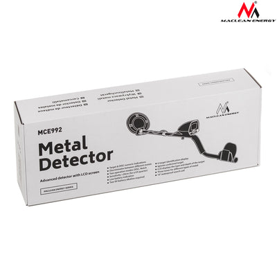 Wykrywacz Metali Metalu z dyskryminatorem, LCD Maclean Energy MCE992 Pinpoint