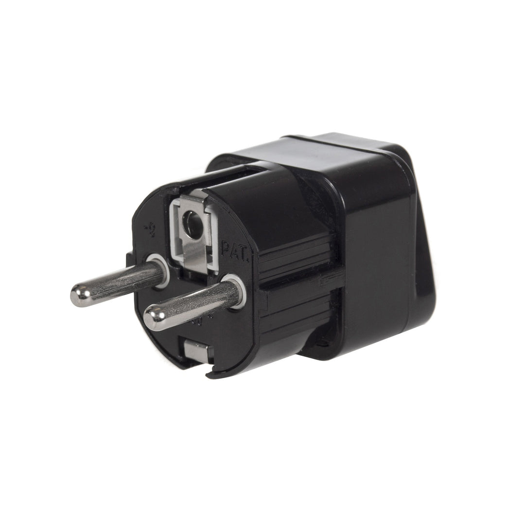 Adapter gniazdo UK na wtyk EU uniwersalny czarny Maclean MCE155