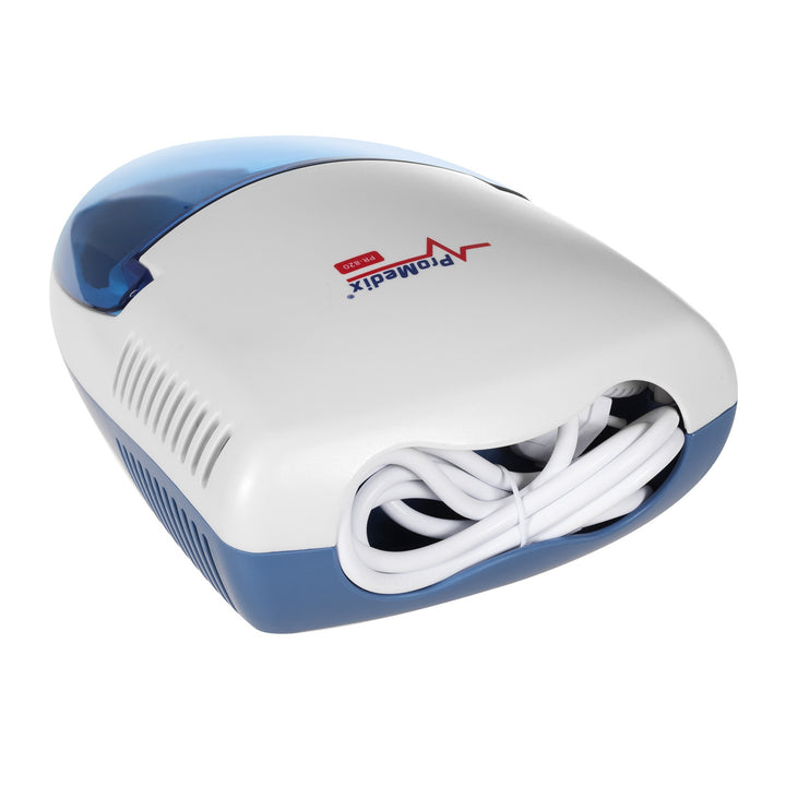 Inhalator nebulizator Promedix, zestaw, maski, filterki, PR-820
