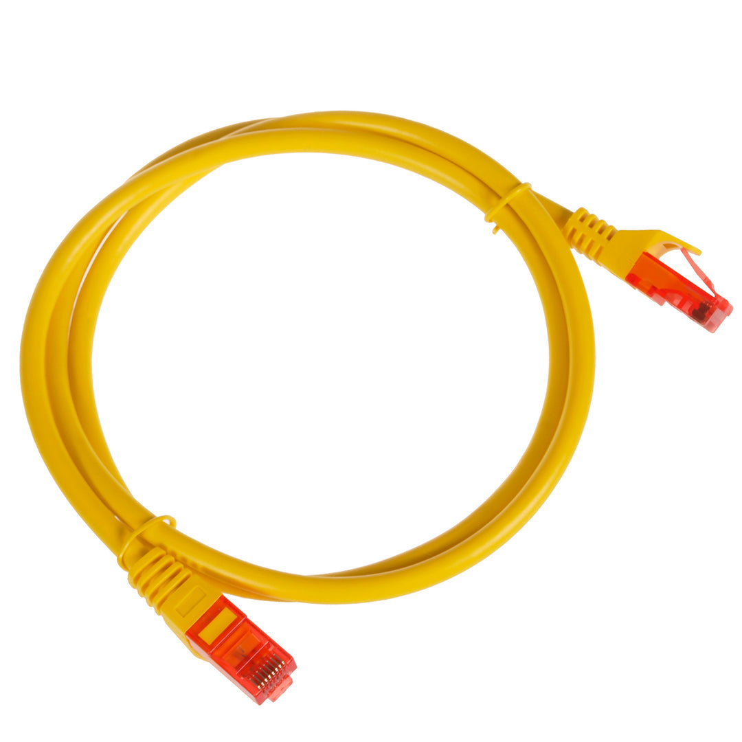 Przewód Maclean, Kabel patchcord UTP, Wtyk-wtyk, Cat6, 1m, Żółty, MCTV-301 Y