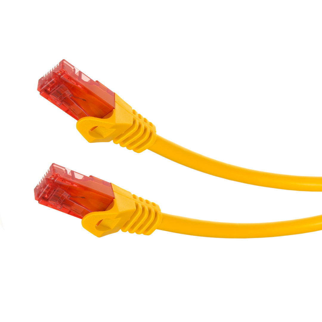 Przewód Maclean, Kabel patchcord UTP, Wtyk-wtyk, Cat6, 1m, Żółty, MCTV-301 Y