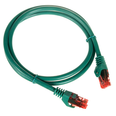 Przewód kabel patchcord UTP cat6 wtyk-wtyk 1m zielony Maclean MCTV-301 G