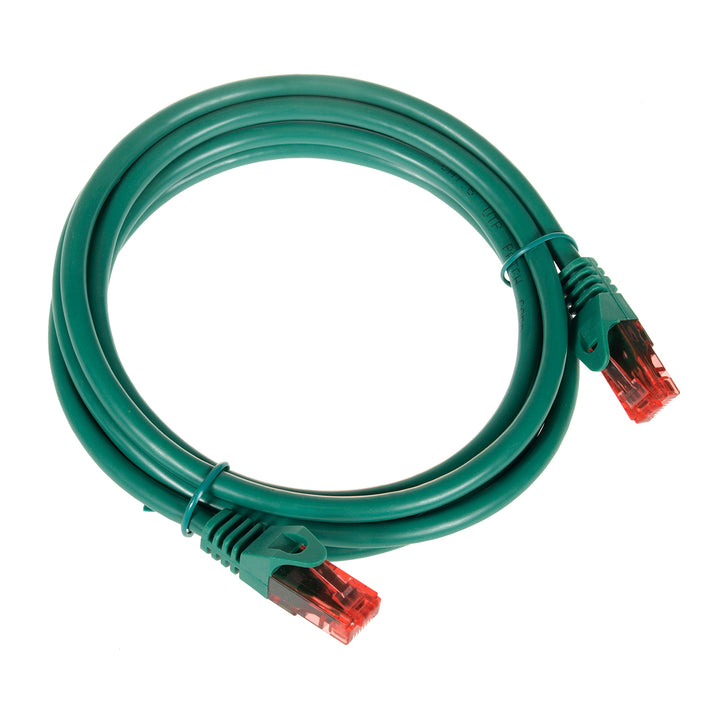 Przewód Maclean, Kabel patchcord UTP, Wtyk-wtyk, Cat6, 3m, Zielony, MCTV-303 G