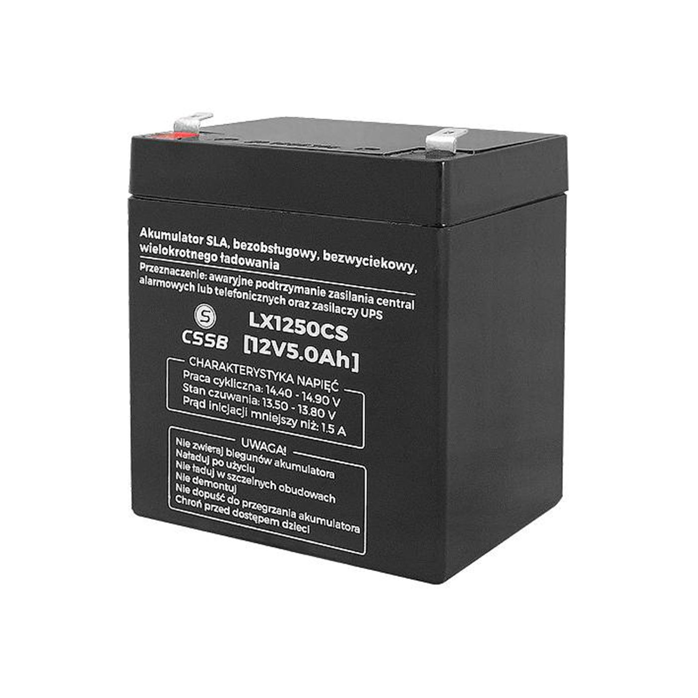 Akumulator żelowy LX1250 12V 5Ah bezobsługowy do UPS