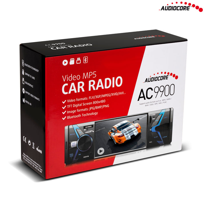 Radioodtwarzacz Audiocore AC9900 MP5 AVI DivX Bluetooth handsfree + pilot